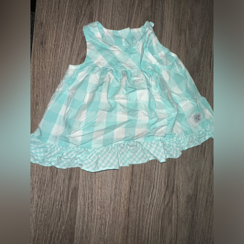 Aqua Checkered Diaper Cover for Kids